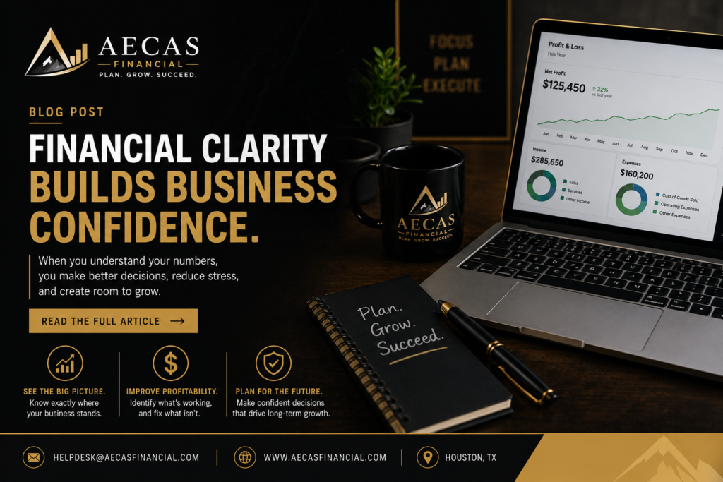 Financial Clarity Builds Business Confidence